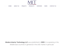 Tablet Screenshot of mit-dubai.com